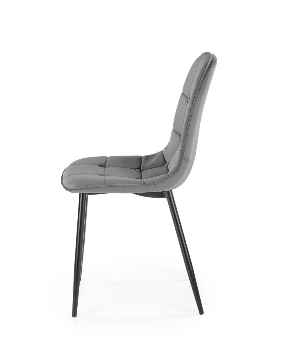 Krzesło Plein szare velvet