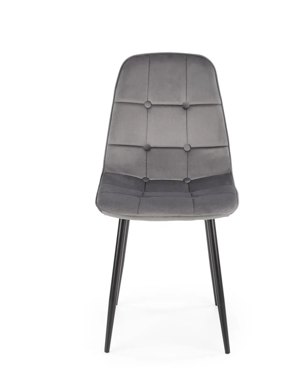 Krzesło Plein szare velvet