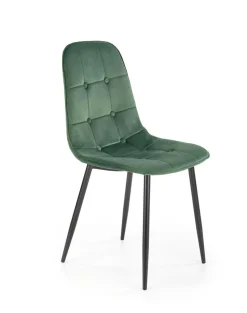 Krzesło Plein zielone velvet