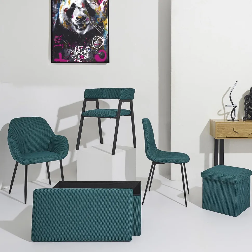 Krzesło Pori turkusowe