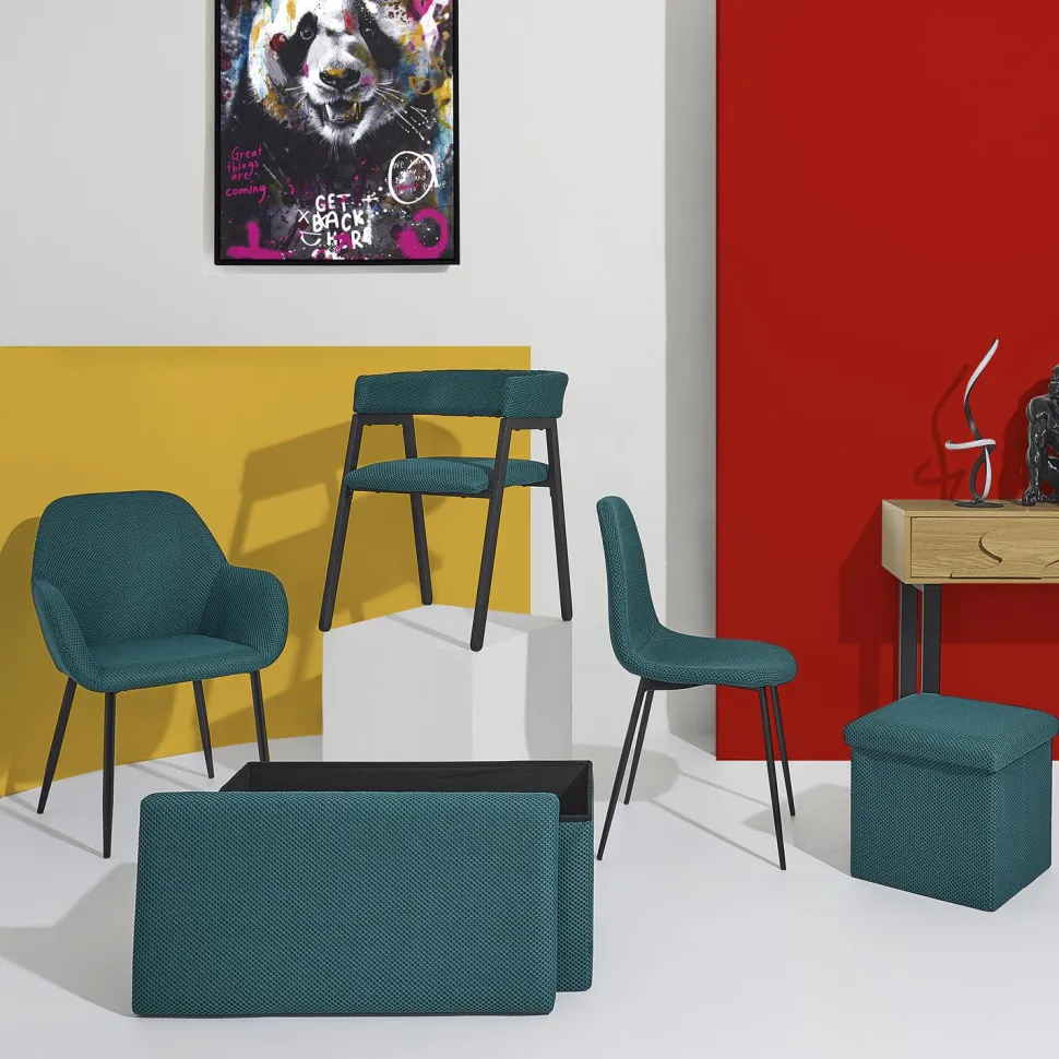 Krzesło Pori turkusowe