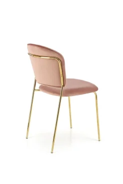 Krzesło Rachel różowe