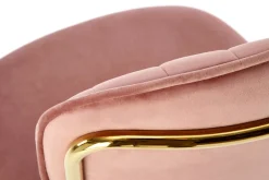 Krzesło Rachel różowe