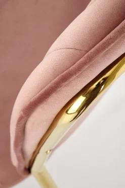 Krzesło Rachel różowe