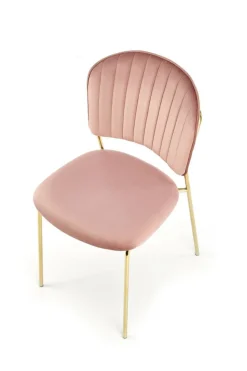 Krzesło Rachel różowe