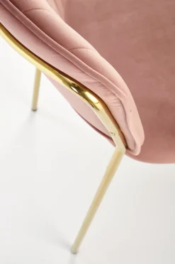 Krzesło Rachel różowe