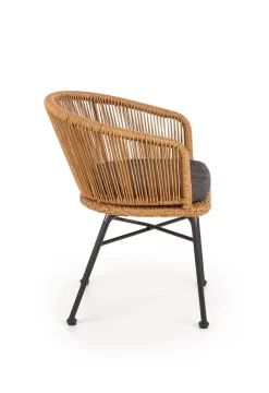 Krzesło Raffu z szarą poduszką