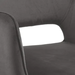 Krzesło Ranja Dark grey tapicerowane