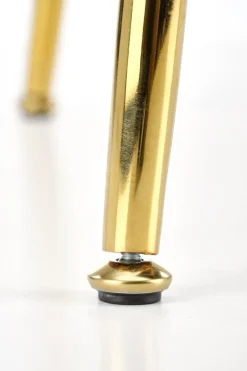 Krzesło Rebbeca beż/czarne/złote