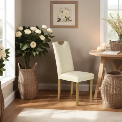 Krzesło Roca buk/ beżowe