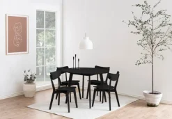 Krzesło Roxby czarne czarne