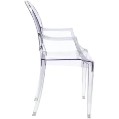 Krzesło Royal inspirowane Louis Ghost transparentne