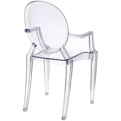 Krzesło Royal inspirowane Louis Ghost transparentne