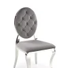 Krzesło Royale szary/srebrny