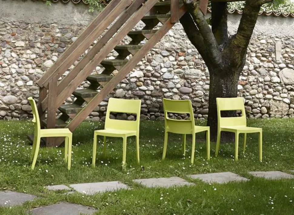 Krzesło Sai białe z tworzywa