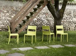 Krzesło Sai niebieskie jasne z tworzywa