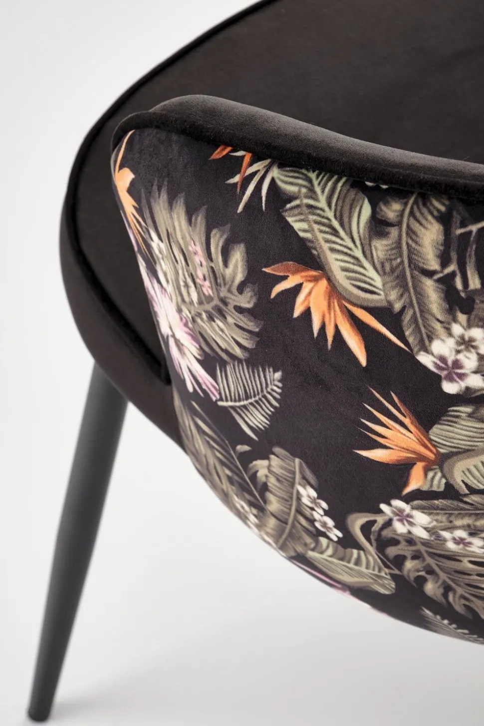 Krzesło Sarah arm czarne