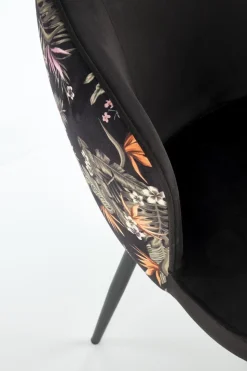 Krzesło Sarah arm czarne