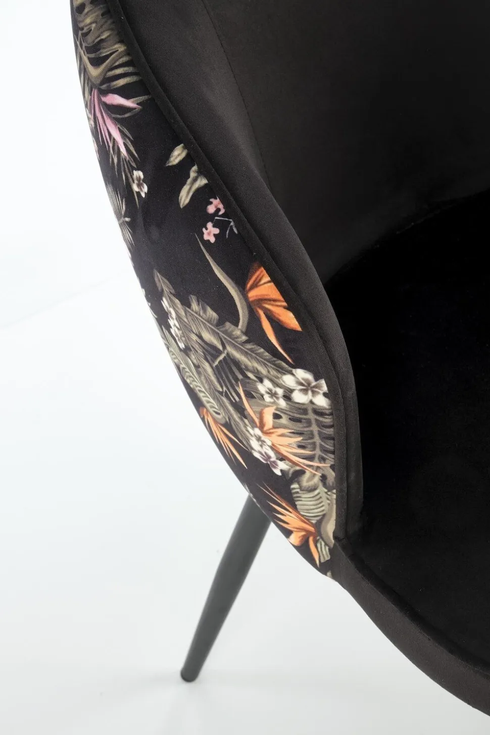 Krzesło Sarah arm czarne