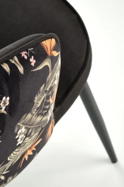 Krzesło Sarah arm czarne