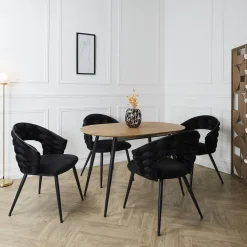 Krzesło Sawyer czarne