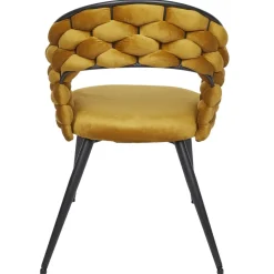 Krzesło Sawyer musztardowe