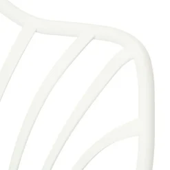 Krzesło Sirena z podłokietnikami białe