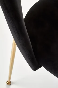 Krzesło Solin czarne/ złote