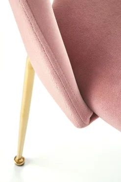 Krzesło Solin różowe/ złote