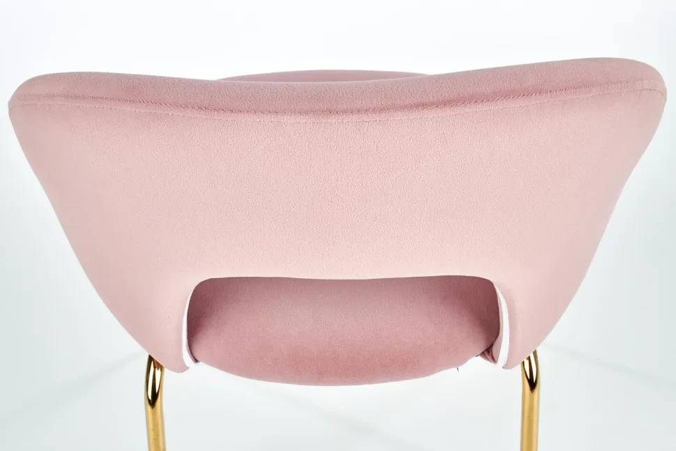 Krzesło Solin różowe/ złote