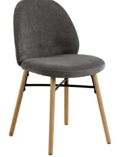 Krzesło Sophia szary ciemny/ dąb Danny 10