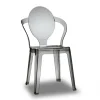 Krzesło Spoon dymione transparentne