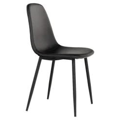 Krzesło Stockholm czarne PU/ czarne