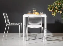 Krzesło Summer białe metalowe
