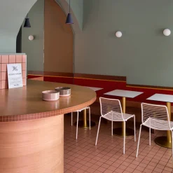 Krzesło Summer białe metalowe