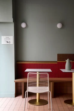 Krzesło Summer białe metalowe