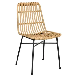 Krzesło Surabaya naturalne/czarne nogi