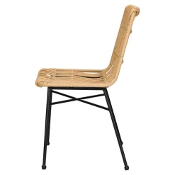 Krzesło Surabaya naturalne/czarne nogi