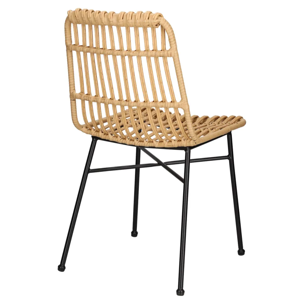 Krzesło Surabaya naturalne/czarne nogi