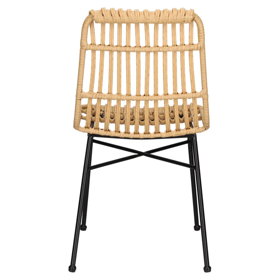 Krzesło Surabaya naturalne/czarne nogi