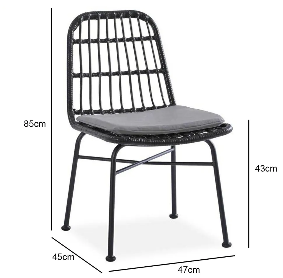 Krzesło Surbo czarne