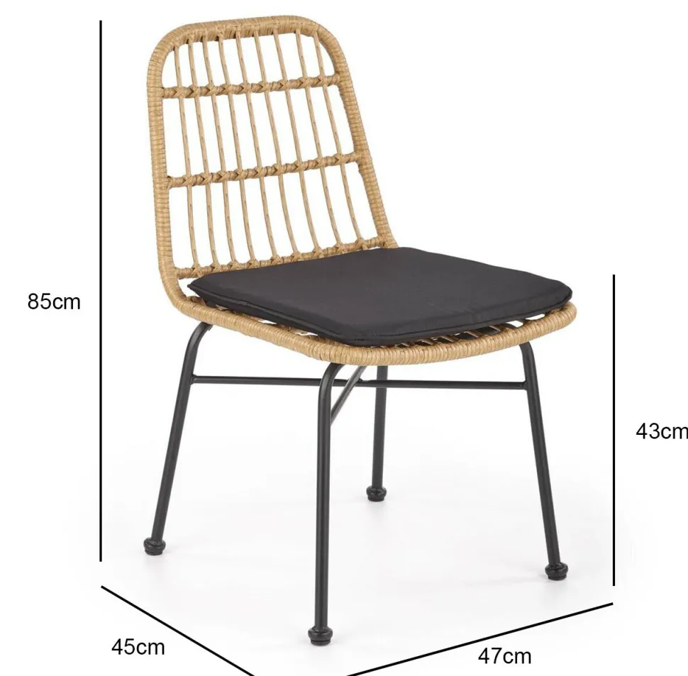 Krzesło Surbo naturalne