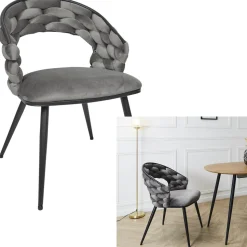 Krzesło Swyer szare