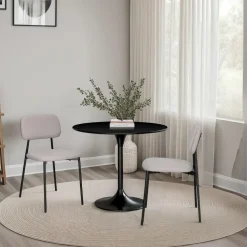 Krzesło tapicerowane Esther szare jasne