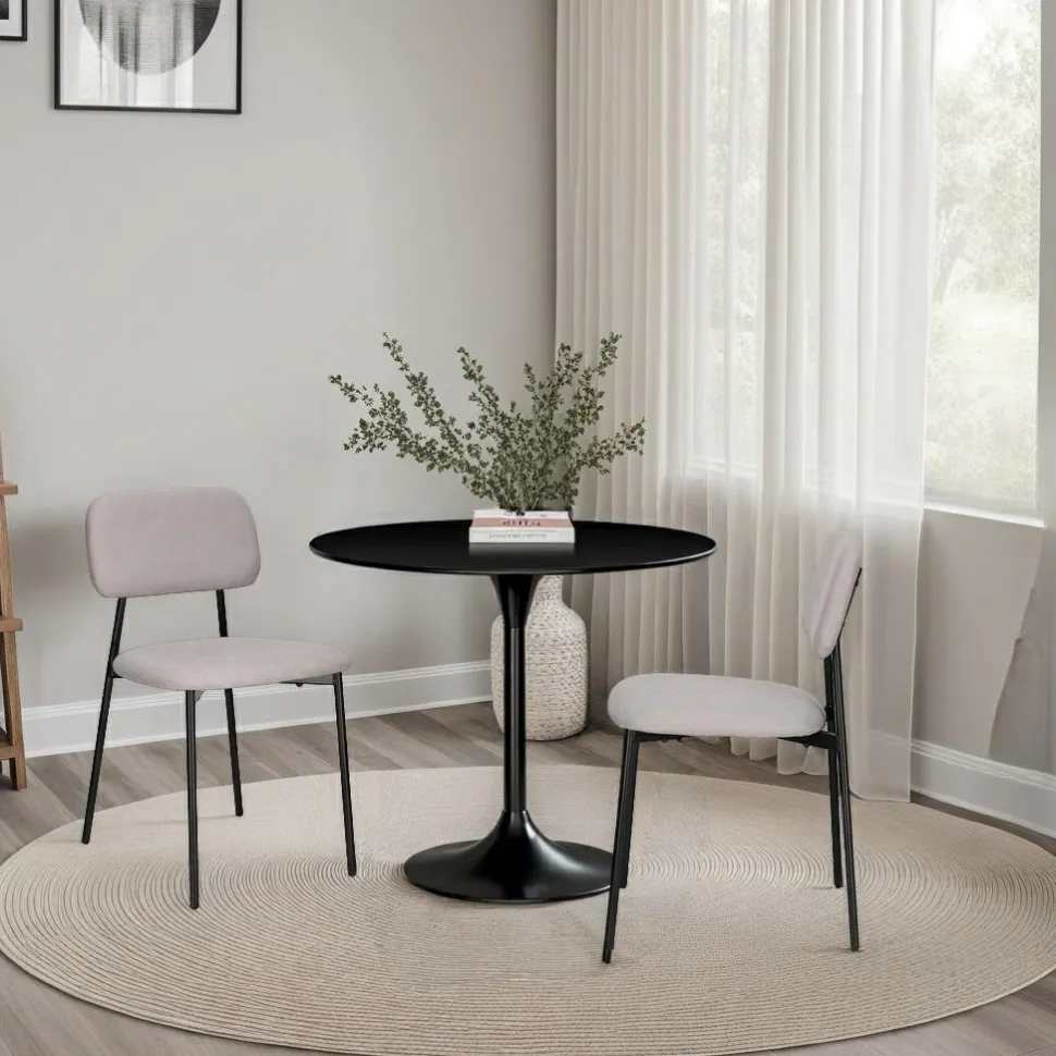 Krzesło tapicerowane Esther szare jasne