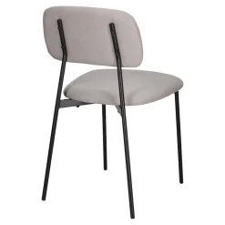 Krzesło tapicerowane Esther szare jasne