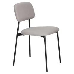 Krzesło tapicerowane Esther szare jasne