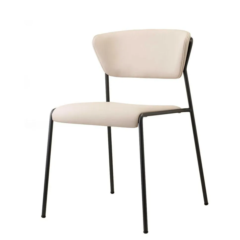 Krzesło tapicerowane Lisa biały/antracytowy