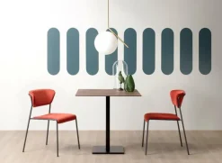 Krzesło tapicerowane Lisa biały/antracytowy