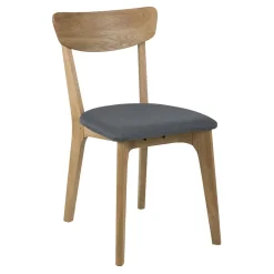 Krzesło Taxi naturalny/ szare drewniane